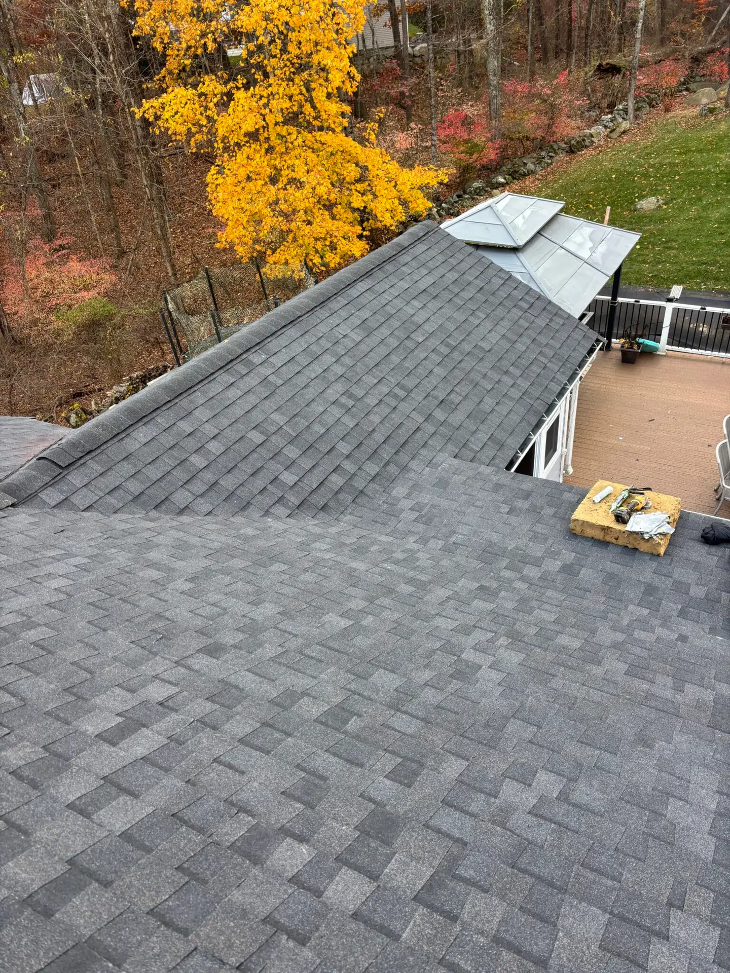 Roof after a roofing service done by experts with many years of experience