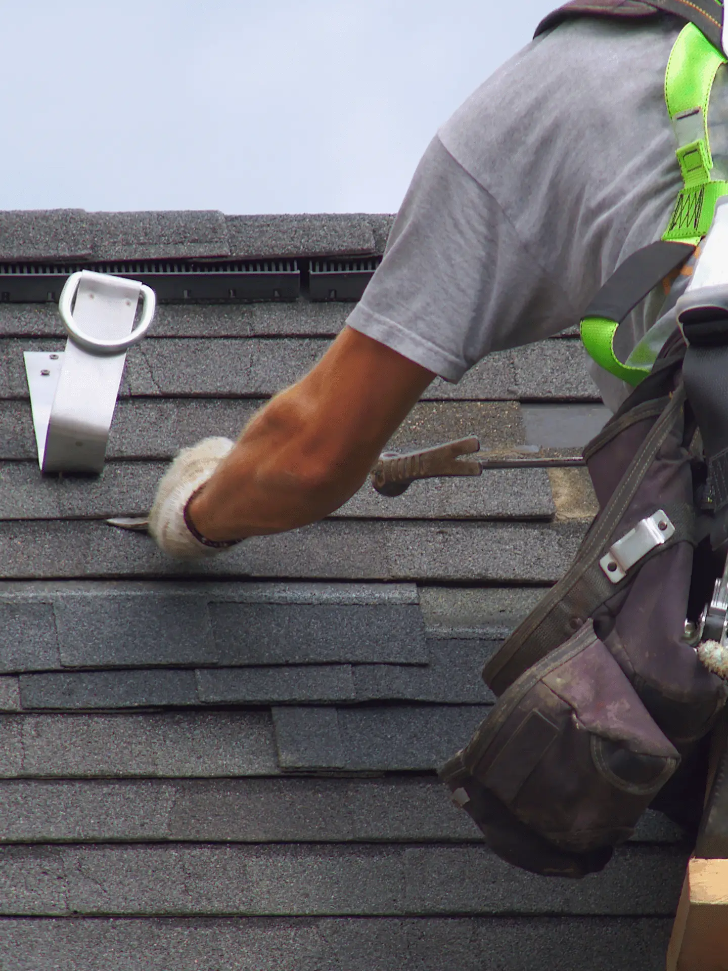 Roof repair being done by experts of Vix Brothers Contracting