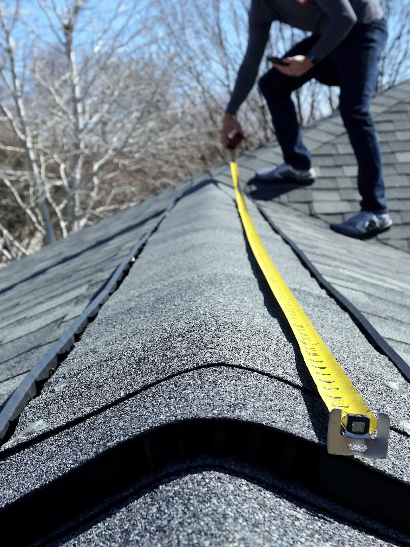 Vix Brothers Contracting during a roof service